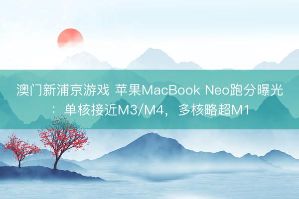 澳门新浦京游戏 苹果MacBook Neo跑分曝光：单核接近M3/M4，多核略超M1